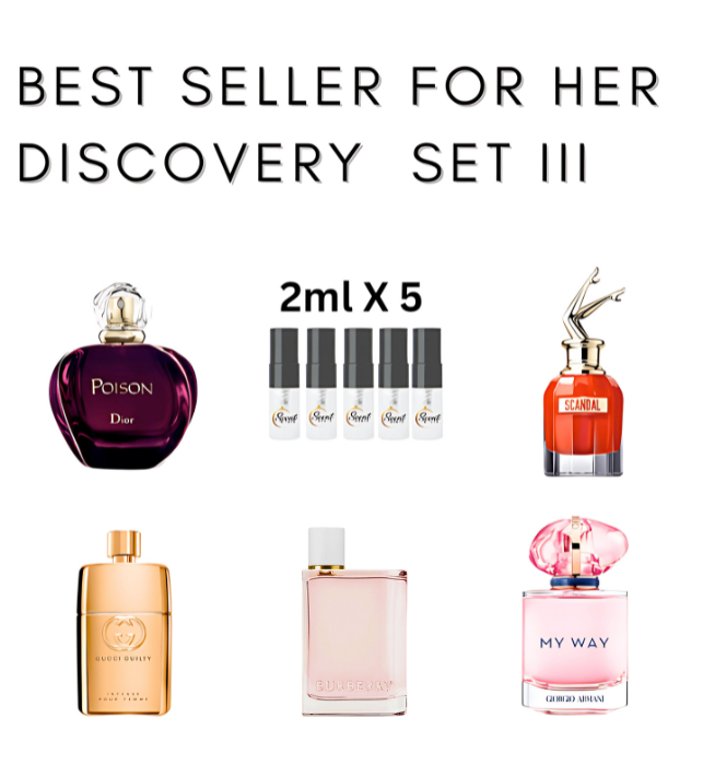 Best Seller for Her Discovery III Set 5 x 2mL Samples