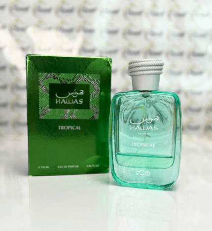 Rasasi Hawas Tropical  EDP 10ml Left With Original Bottle