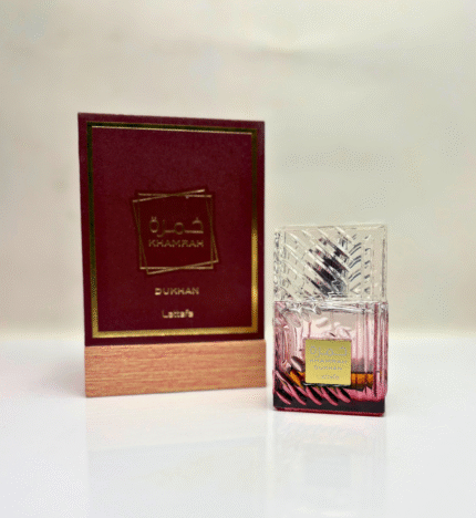 Lattafa Khamrah Dukhan  Eau de Parfum 10ml Left With Original Bottle With box