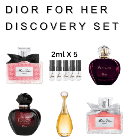 Best Dior for HER Discovery Set 5 x 2 mL Samples