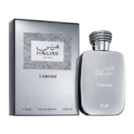 Rasasi Hawas Chrome Eau De Parfum 10 ml Left With Original Bottle